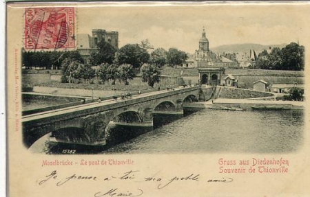 Ex pont de la moselle 1900